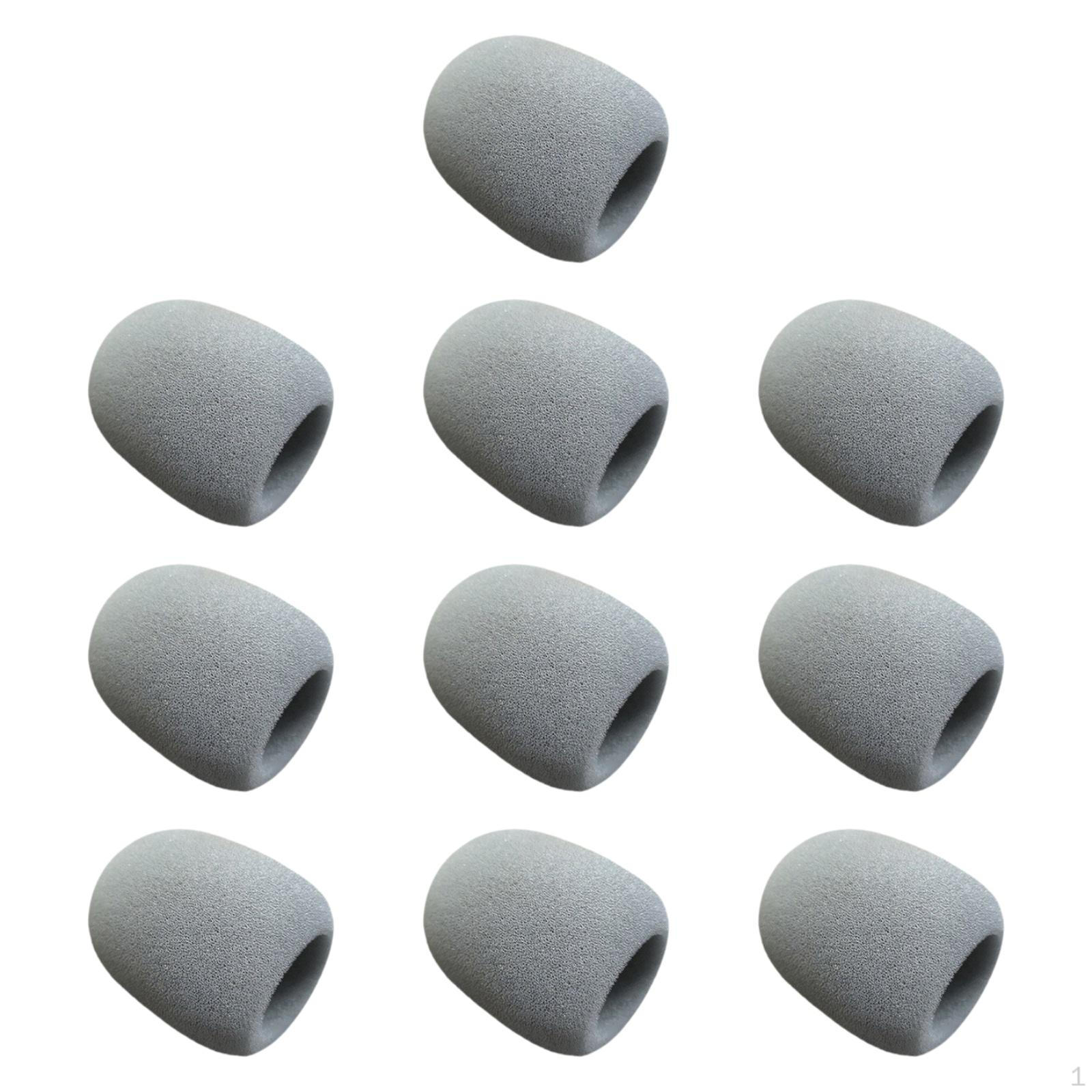 10 шт. чехлов из пеноматериала для микрофонов для портативных ручных микрофонов. Замена. Мероприятия.