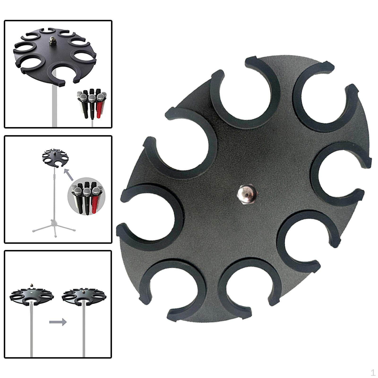 Держатель для нескольких микрофонов, настольное крепление для микрофона, органайзер для сцены, дисплей, вмещает до 8 микрофонов, аксессуары